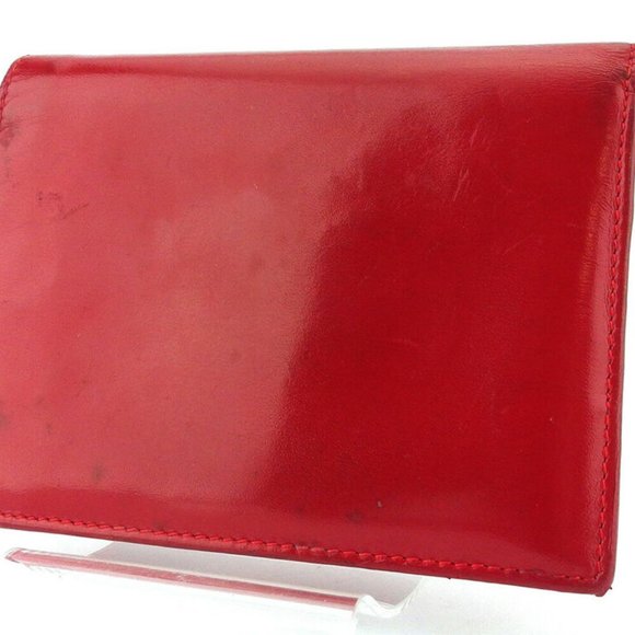 GUCCI two-fold wallet Horseshoe leather Auth used T17372 - Picture 6 of 9